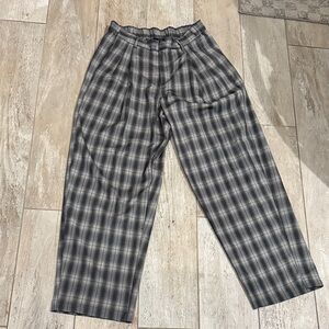 Urban Outfitters grey plaid trousers Size M